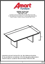 Amart Furniture TANGIER 65931 Assembly Instructions Manual предпросмотр