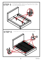 Предварительный просмотр 6 страницы Amart Furniture TREASURE 73930 Assembly Instruction Manual