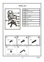 Предварительный просмотр 3 страницы Amart Furniture Verdana 62908 Assembly Instructions Manual