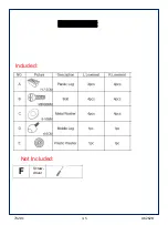 Preview for 3 page of Amart Furniture ZAHRA 73201 Assembly Instruction