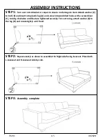 Preview for 4 page of Amart Furniture ZAHRA 73201 Assembly Instruction