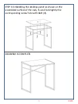 Предварительный просмотр 5 страницы Amart Furniture ZAMI 65498 Assembly Instruction Manual