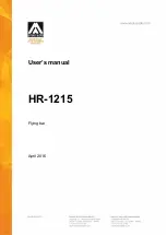 Preview for 1 page of Amate Audio HR-1215 User Manual