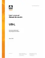 Preview for 1 page of Amate Audio UB-L User Manual