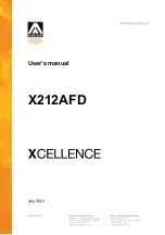 Preview for 1 page of Amate Audio Xcellence X212AFD User Manual