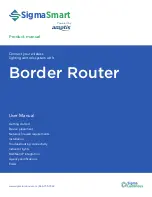 Amatis Sigma Luminous Border Router SL-AMBR User Manual предпросмотр