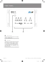 Preview for 4 page of AMAV SAV1 Installation And Operation Manual