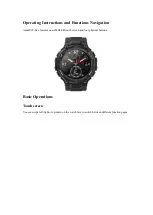 Предварительный просмотр 3 страницы Amazfit T-Rex User Manual