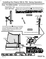 Предварительный просмотр 2 страницы Amazing Gates Polaris 500 Installing