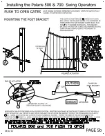 Предварительный просмотр 3 страницы Amazing Gates Polaris 500 Installing