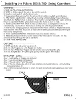 Предварительный просмотр 4 страницы Amazing Gates Polaris 500 Installing