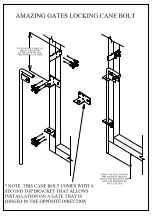 Предварительный просмотр 14 страницы Amazing Gates Polaris 500 Installing