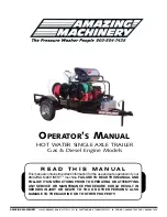 Preview for 1 page of Amazing Machinery Performance Diesel Engine Operator'S Manual