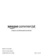 Preview for 23 page of AMAZON COMMERCIAL B07W3CGQM4 Instructions Manual