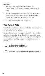 Предварительный просмотр 16 страницы AMAZON COMMERCIAL B08337FCWR Manual