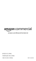 Предварительный просмотр 43 страницы AMAZON COMMERCIAL B08337FCWR Manual