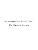 Amazon Appointment Request Portal User Manual preview