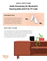 Preview for 1 page of Amazon Fire TV Cube Quick Start Manual