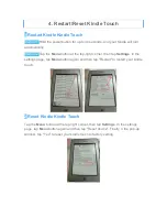 Preview for 5 page of Amazon Kindle 4 Factory Reset