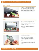 Preview for 2 page of Amazon Kindle Fire HD 7.0 Disassemble Manual