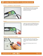 Preview for 3 page of Amazon Kindle Fire HD 7.0 Disassemble Manual