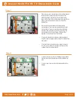 Preview for 4 page of Amazon Kindle Fire HD 7.0 Disassemble Manual