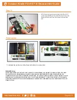 Preview for 6 page of Amazon Kindle Fire HD 7.0 Disassemble Manual