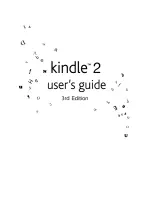 Amazon Kindle Kindle 2 User Manual preview