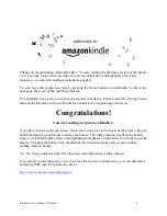 Preview for 8 page of Amazon Kindle Kindle 2 User Manual