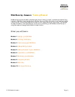 Preview for 2 page of Amazon WebStore Training Manual