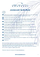 Предварительный просмотр 5 страницы AMAZONAS CROSS CARRY CARRY BABY Instructions Manual