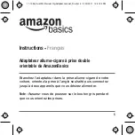 Предварительный просмотр 5 страницы AmazonBasics B00511PTWM Instruction Manual