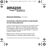 Предварительный просмотр 7 страницы AmazonBasics B00511PTWM Instruction Manual