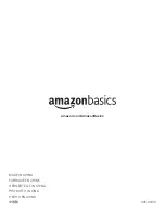 Предварительный просмотр 33 страницы AmazonBasics B07FFW2YH9 Welcome Manual