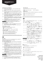 Preview for 3 page of AmazonBasics B07T2C3QNZ Manual