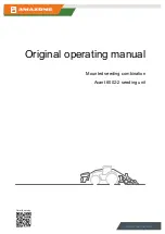 Preview for 1 page of Amazone Avant 6002-2 Original Operating Manual