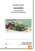 Предварительный просмотр 1 страницы Amazone Cataya 3000 Super Operating Manual