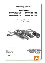 Preview for 1 page of Amazone Catros 4002-2TS Operating Manual