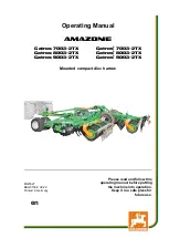 Amazone Catros 7003-2TX Operating Manual preview