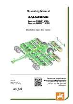 Предварительный просмотр 1 страницы Amazone Catros XL 7003-2TX Operating Manual