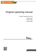 Amazone CatrosXL 3003 Original Operating Manual preview