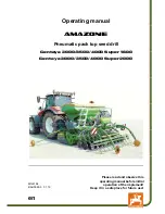 Amazone Centaya 3000 Super 1600 Operating Manual preview