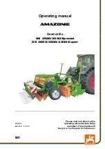 Amazone D9 2500 Special Operating Manual предпросмотр