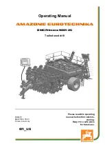 Amazone DMC Primera 9001-2C Operating Manual preview