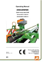 Preview for 1 page of Amazone GreenDrill 200-E Operating Manual