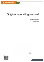 Preview for 1 page of Amazone KG 6002-2 Original Operating Manual