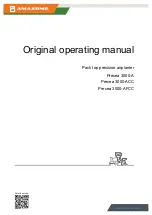 Preview for 1 page of Amazone Precea 3000-A Original Operating Manual