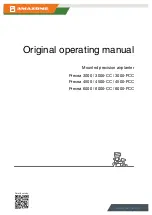 Amazone Precea 3000 Original Operating Manual предпросмотр