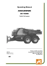 Amazone UX 11200 Operating Manual preview