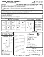 Amba RADIANT LARGE CURVED HARDWIRED Installation Instructions preview